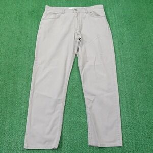 BRAX FEEL GOOD COOPER RANCY REGULAR FIT GREY PANTS MENS 33 (33X27)